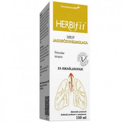 HERBIfit sirup jagorčevina/jaglac 150 ml