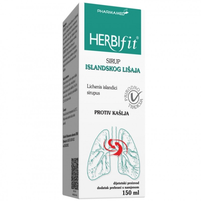 HERBIfit sirup islandski lišaj 150 ml