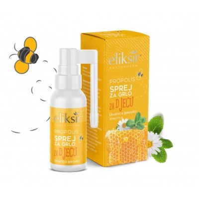 Eliksir Propolis sprej za grlo za djecu 30 ml