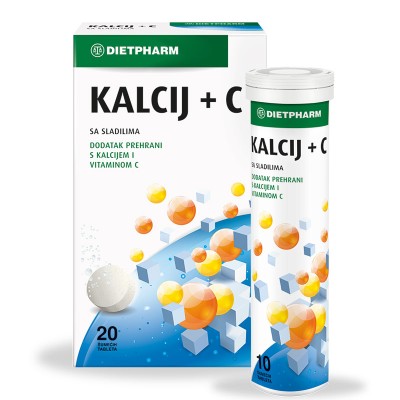 Dietpharm Kalcij c+eff a20