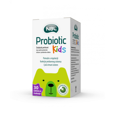 NBL Probiotic kids tbl. za žvakanje A30