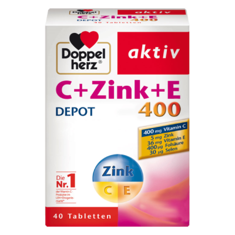 DH Vitamin C + E + Zn a 40 tableta
