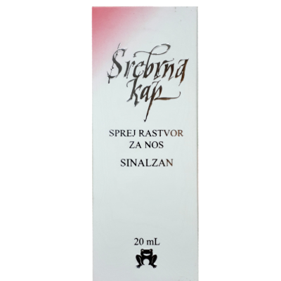 Srebrena kap sinalzan sprej 20ml