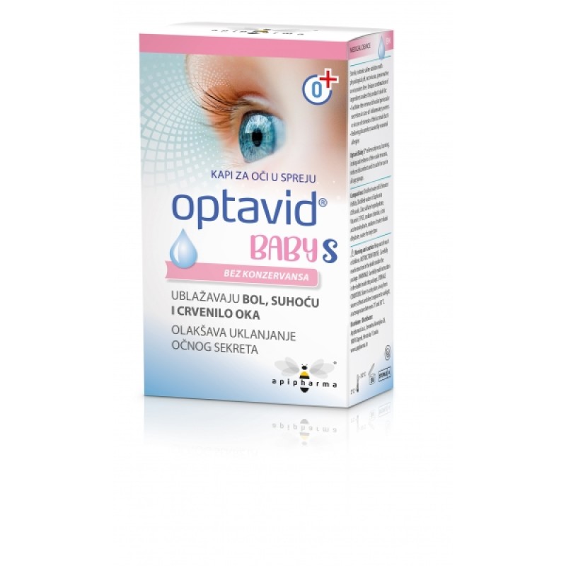 Optavid Baby S kapi za oči u spreju 10ml