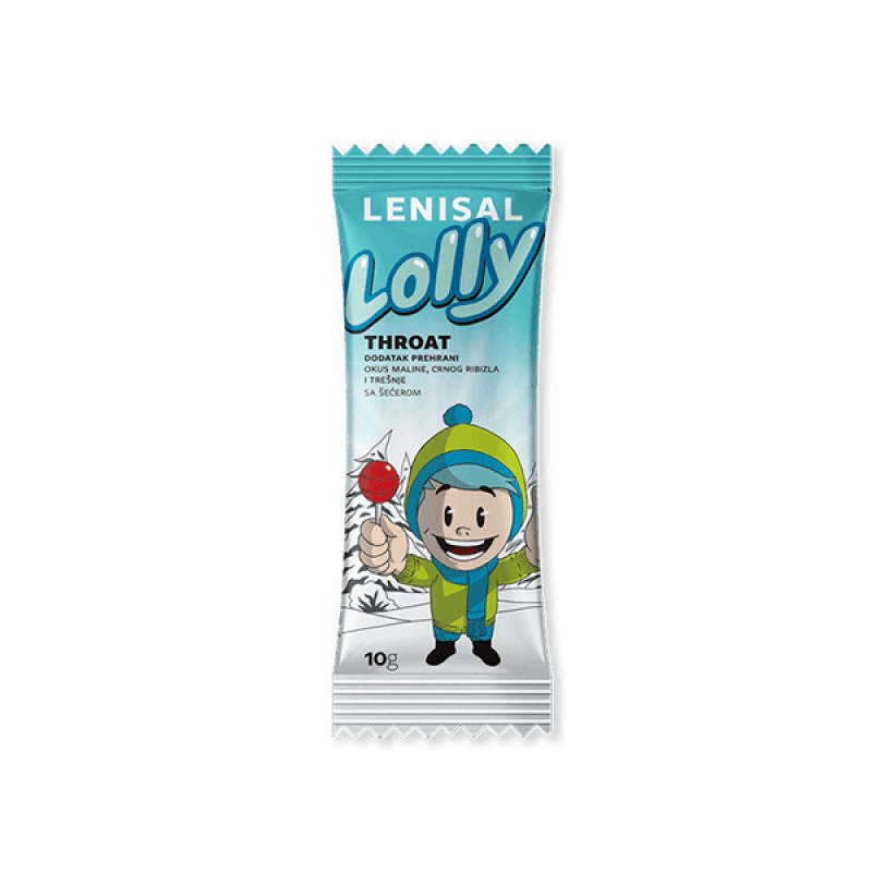 Lenisal Lolly Throat – Lizalo za grlo s ekstraktom bijelog sljeza, lista kadulje i cvijeta kamilice.