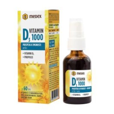 VITAMIN D3 1000  Sprej sa propolisom