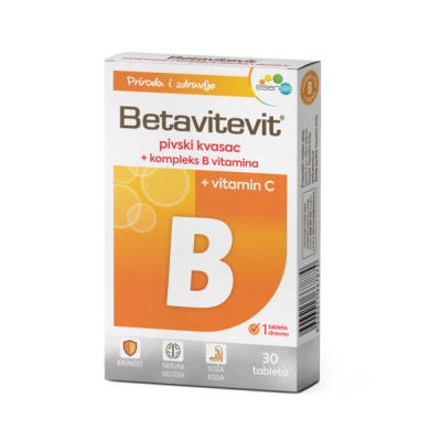 Betavitevit B pivski kvasac + kompleks B vitamina + vitamin C  A30