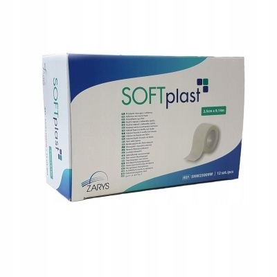 Softplast micropore flaster 2,5cmx5m A12