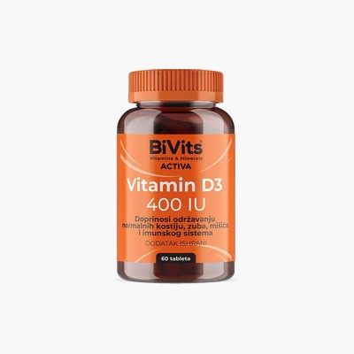 Bivits activa Vitamin D3 400 IU a 60 tableta
