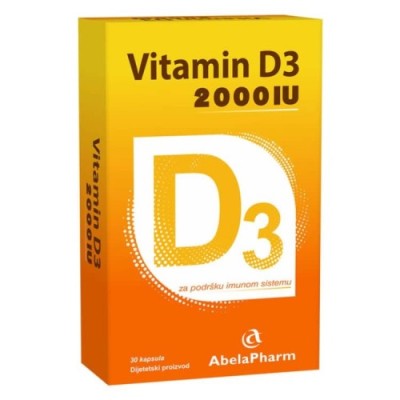 Vitamin D3 2000IU a30 cps